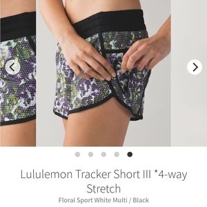 Lululemon tracker shorts lll